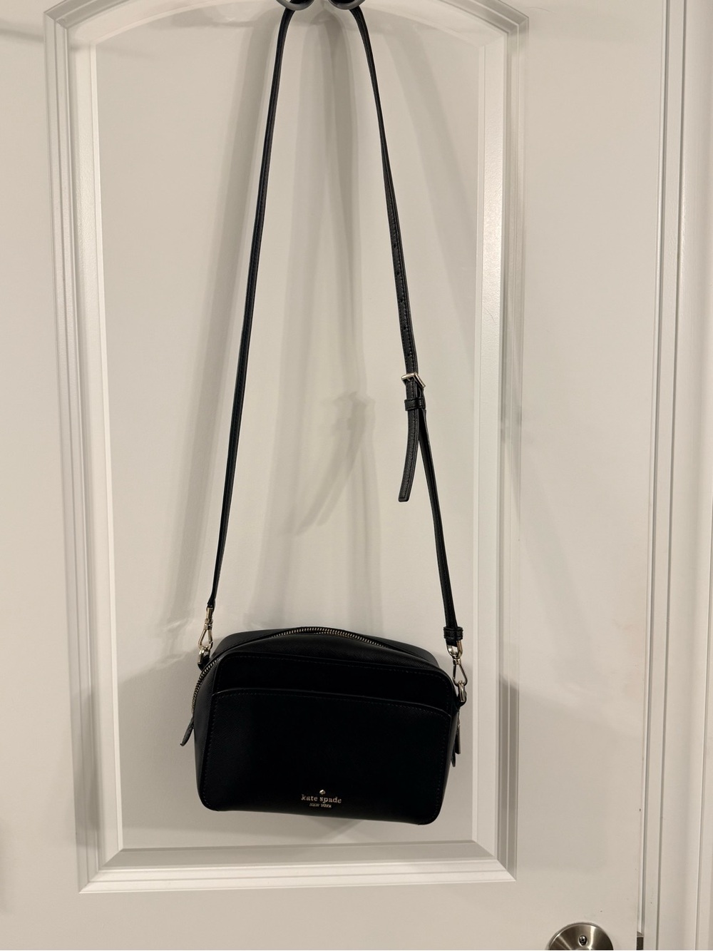Kate Spade Black Leather Crossbody Bag